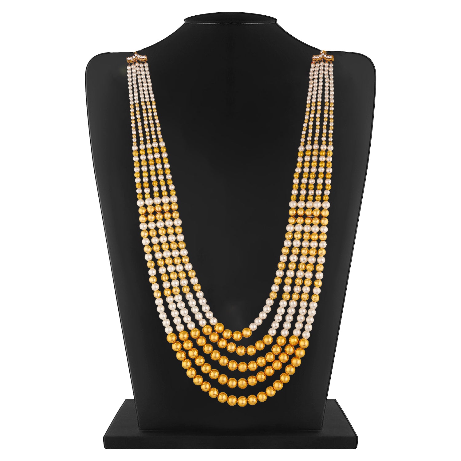 5 Layered Pearl Dulha Haar | Necklace