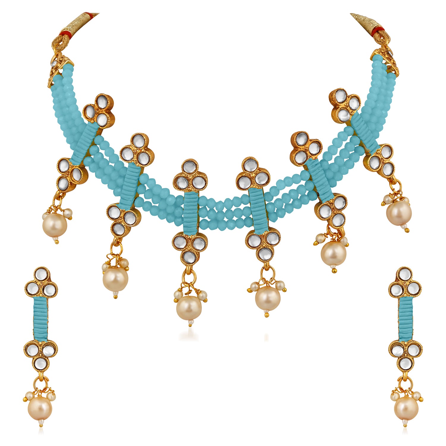 3 Layer Choker Necklace Set