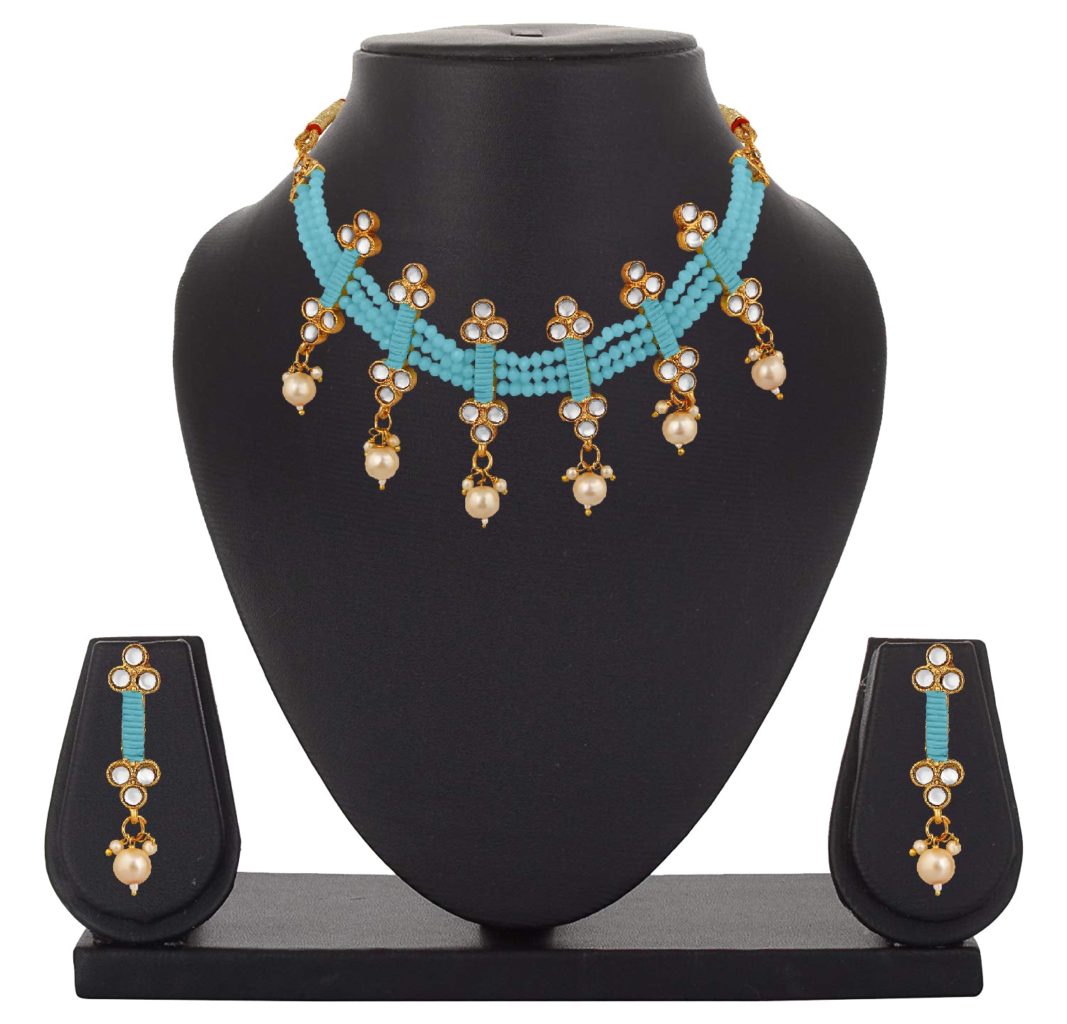 3 Layer Choker Necklace Set