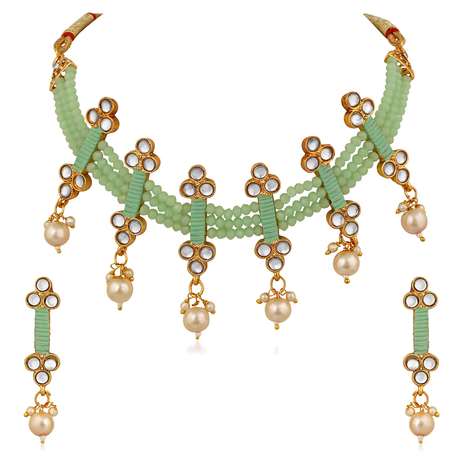 3 Layer Choker Necklace Set