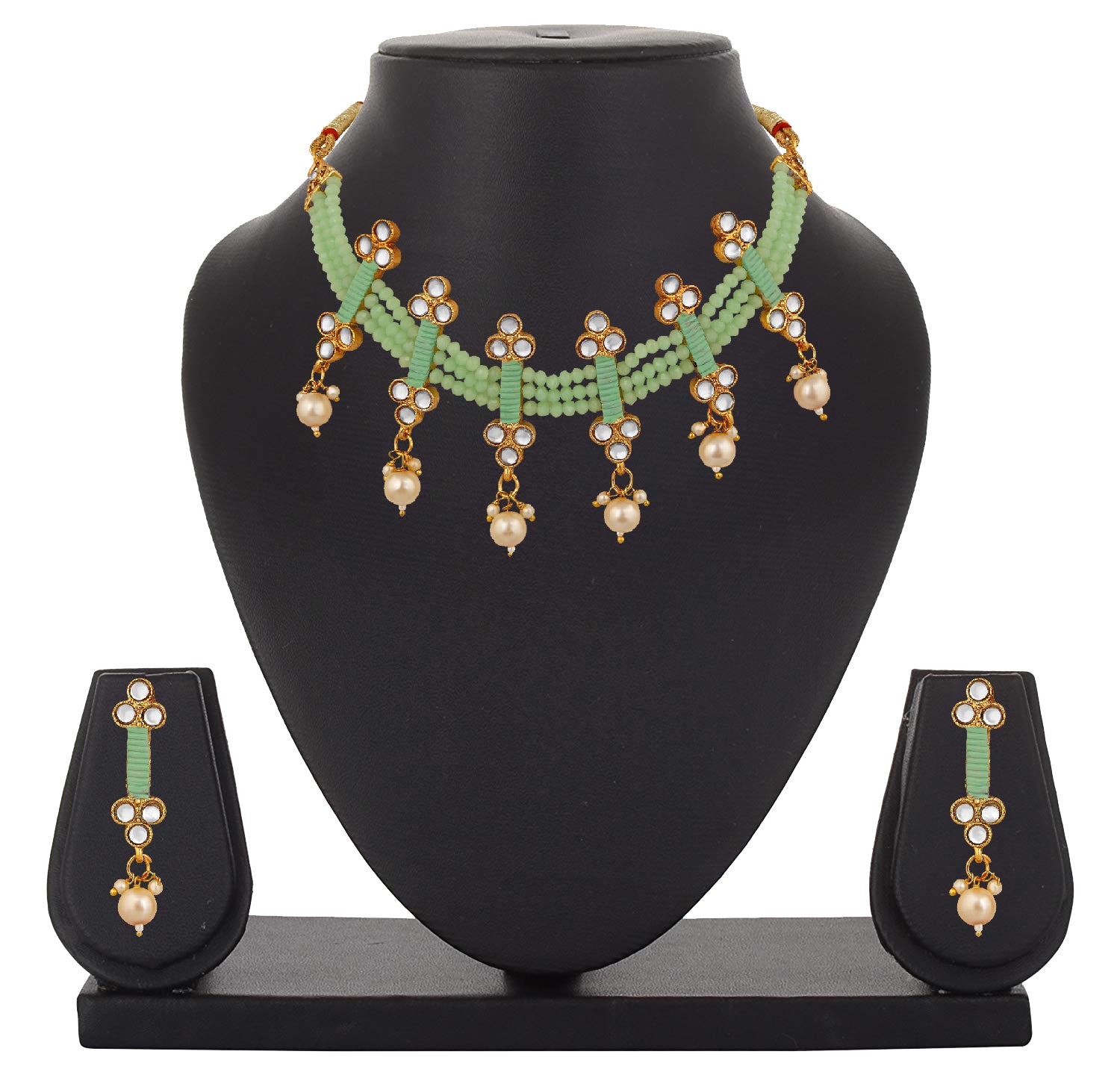 3 Layer Choker Necklace Set