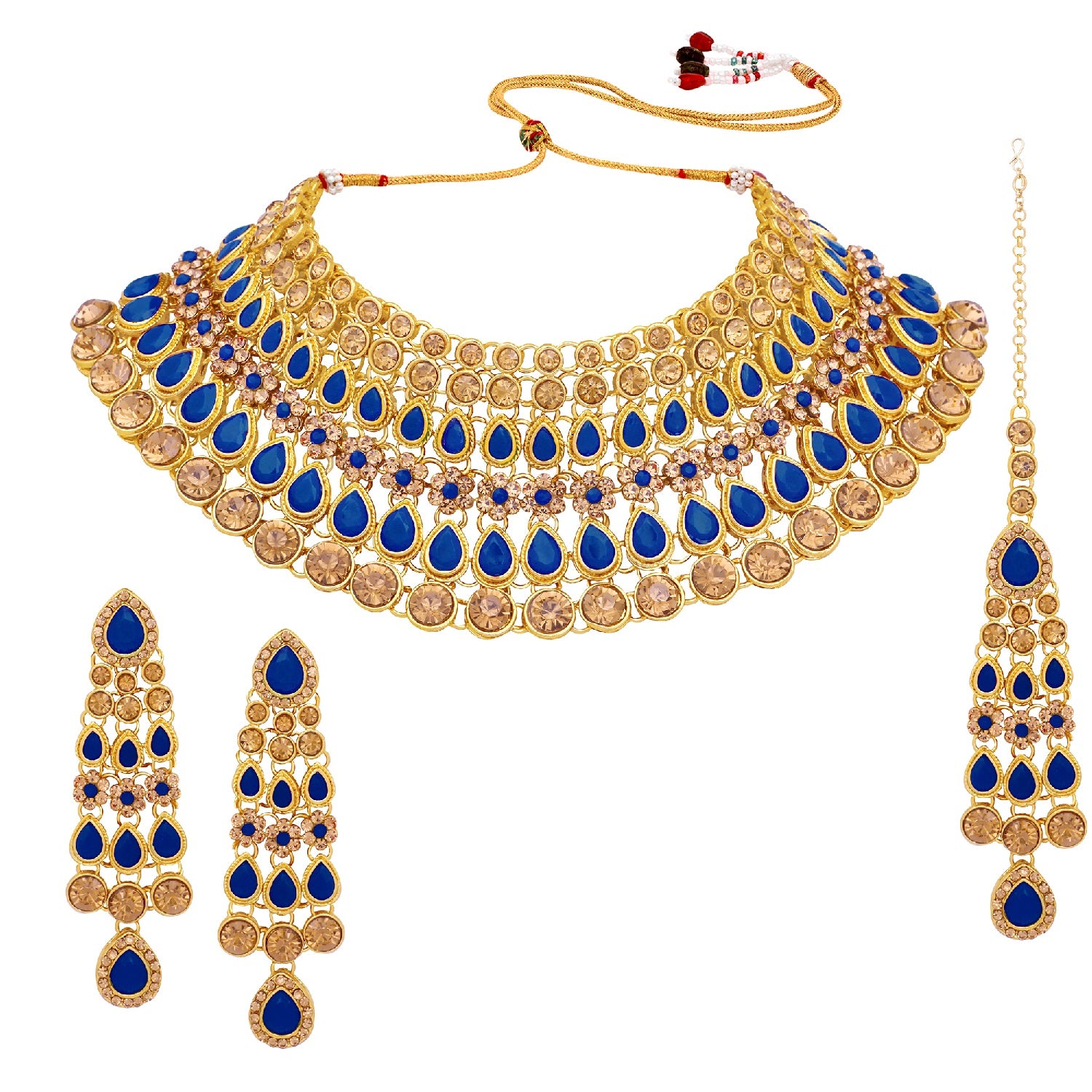 Traditional Kundan Work Necklace Set