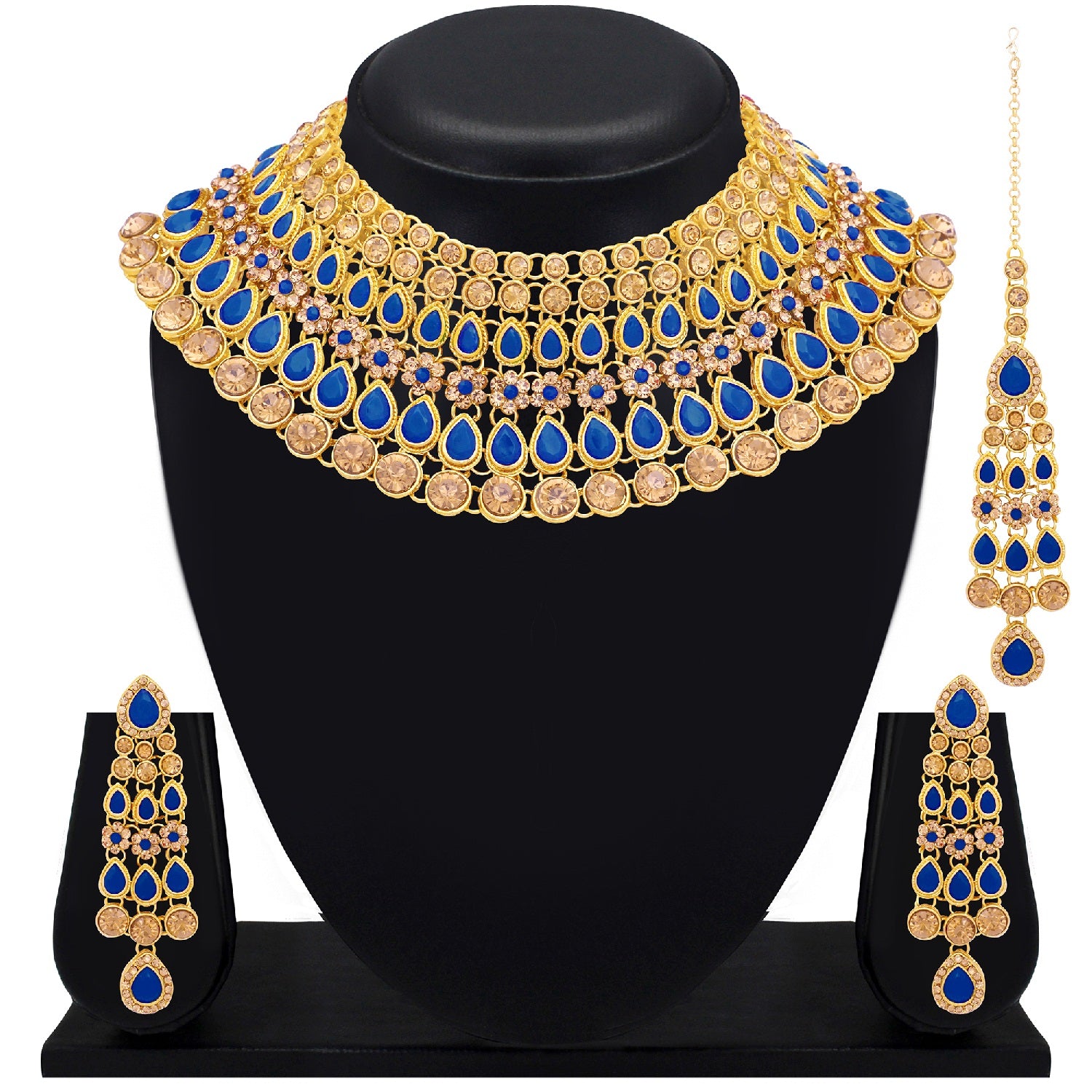 Traditional Kundan Work Necklace Set