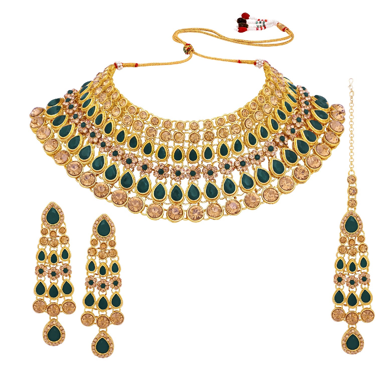 Traditional Kundan Work Necklace Set