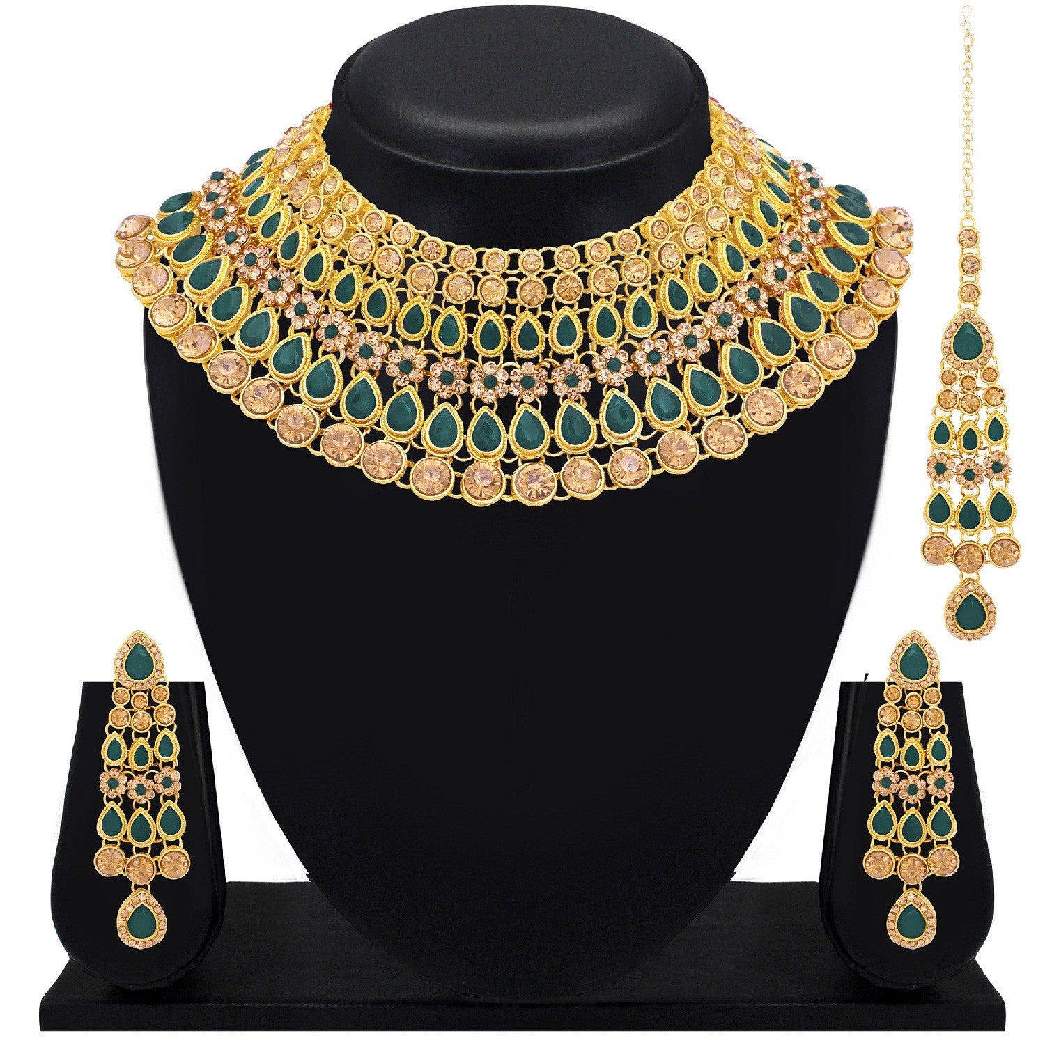 Traditional Kundan Work Necklace Set