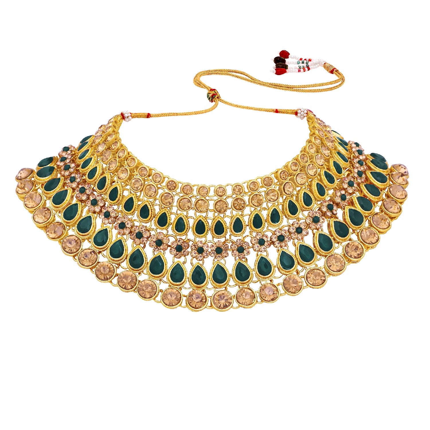 Traditional Kundan Work Necklace Set