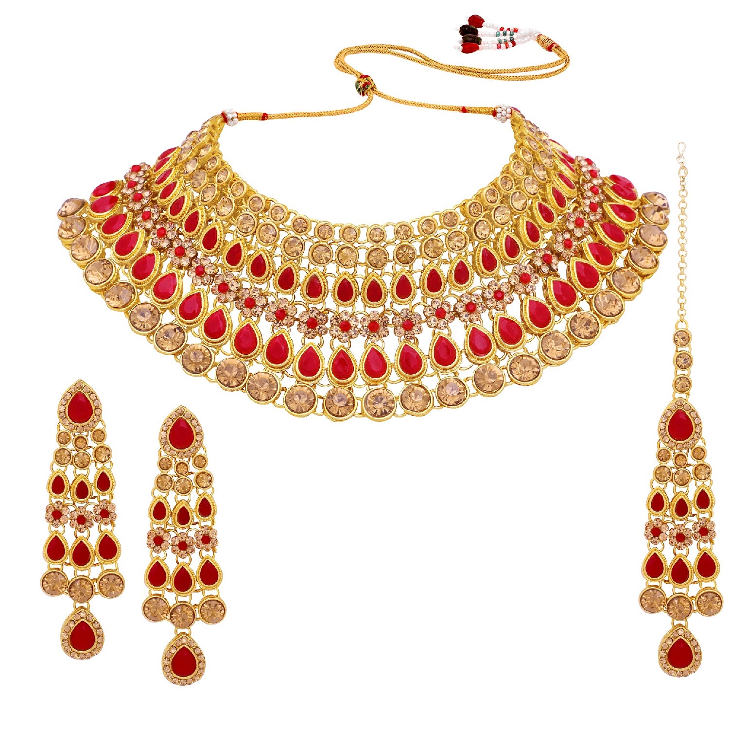 Traditional Kundan Work Necklace Set