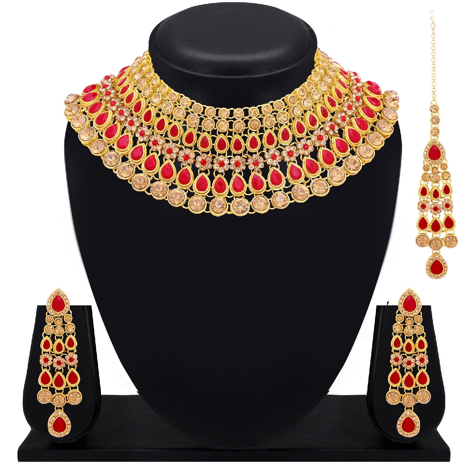 Traditional Kundan Work Necklace Set