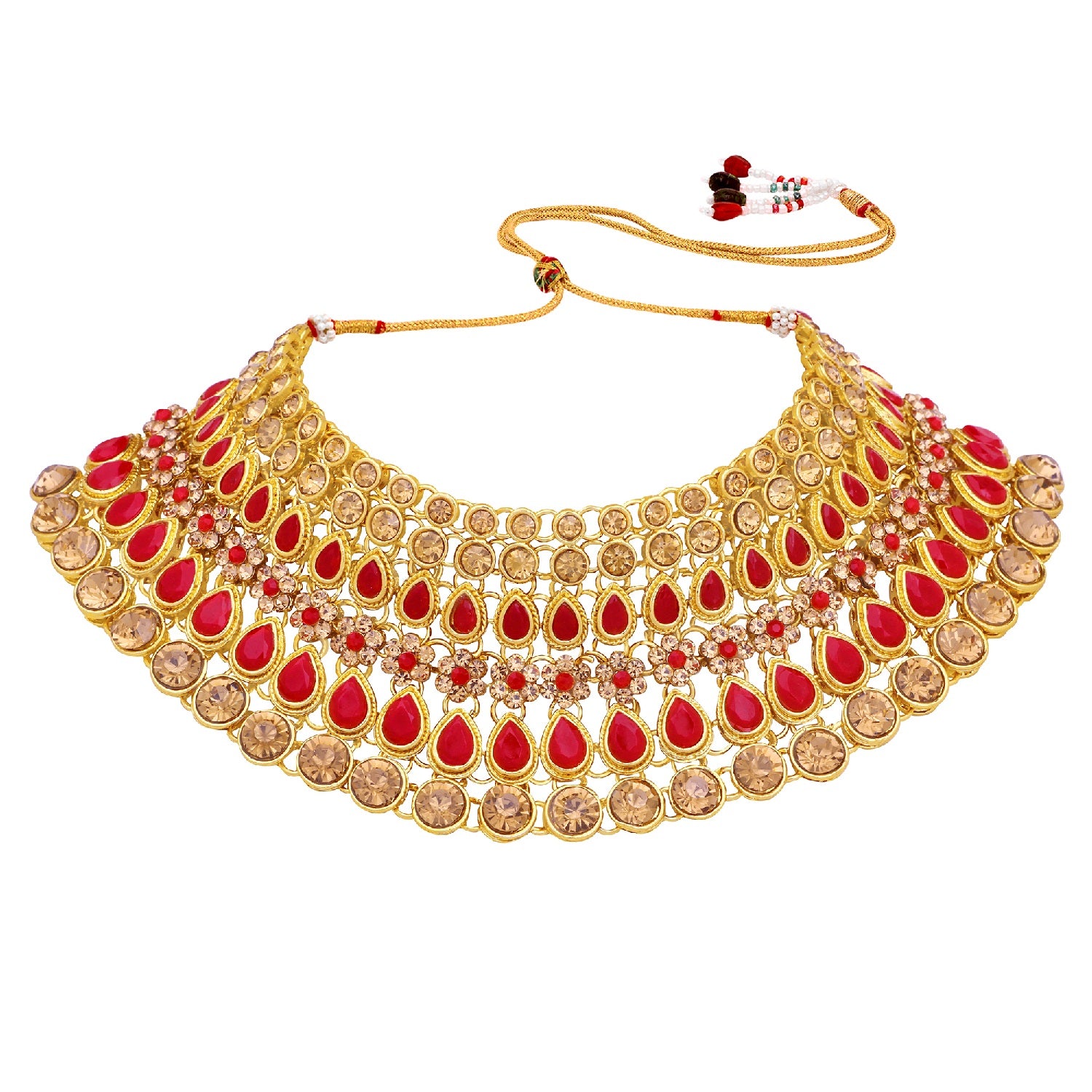 Traditional Kundan Work Necklace Set