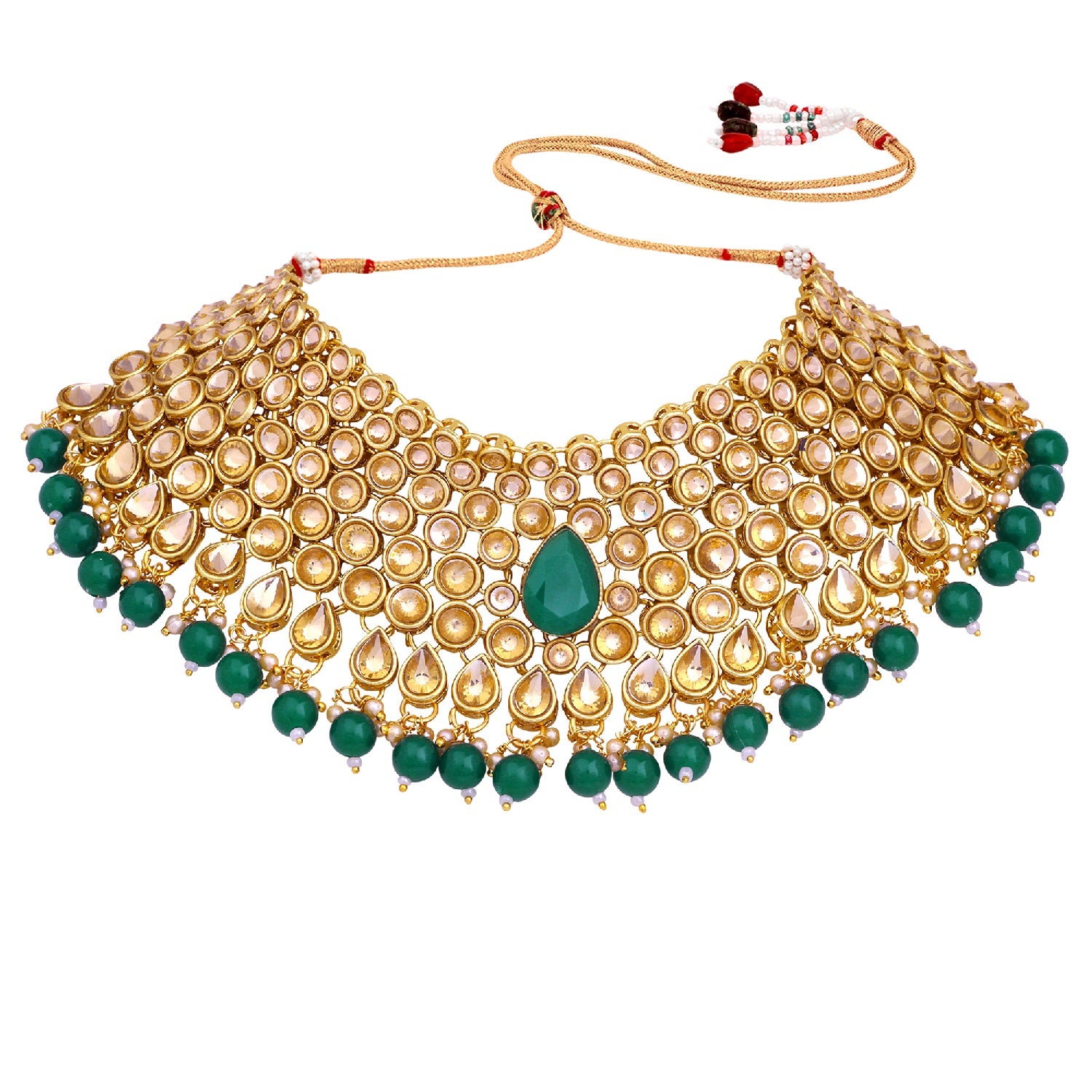 Traditional Kundan Work Necklace Set
