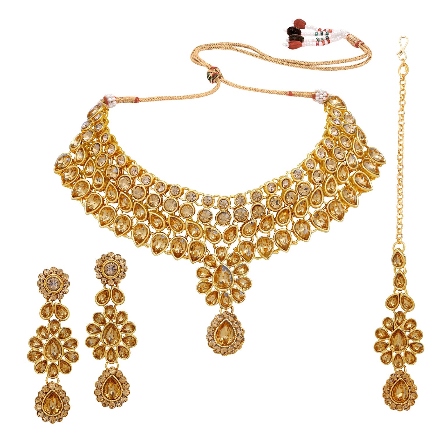 Traditional Kundan Work Necklace Set