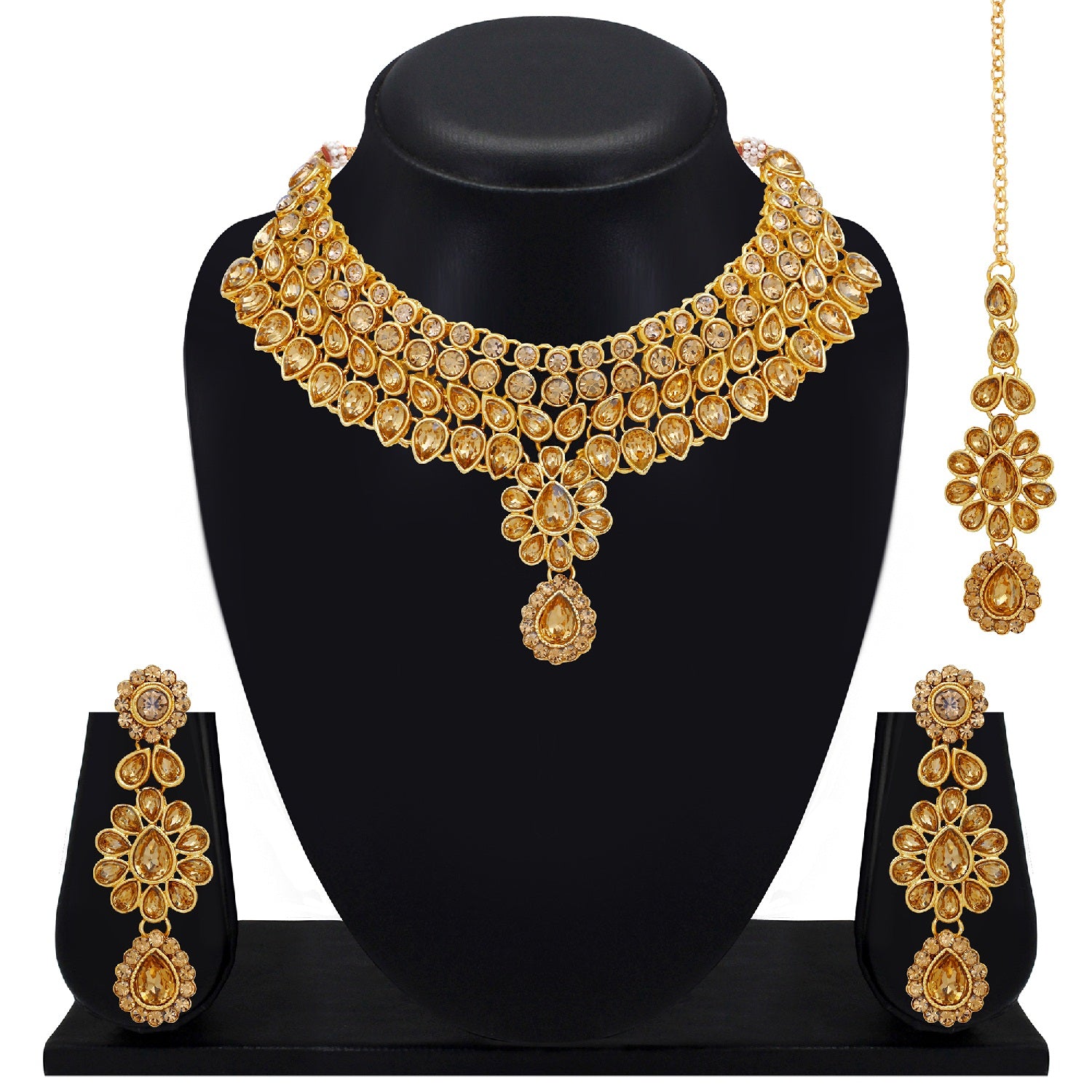 Traditional Kundan Work Necklace Set