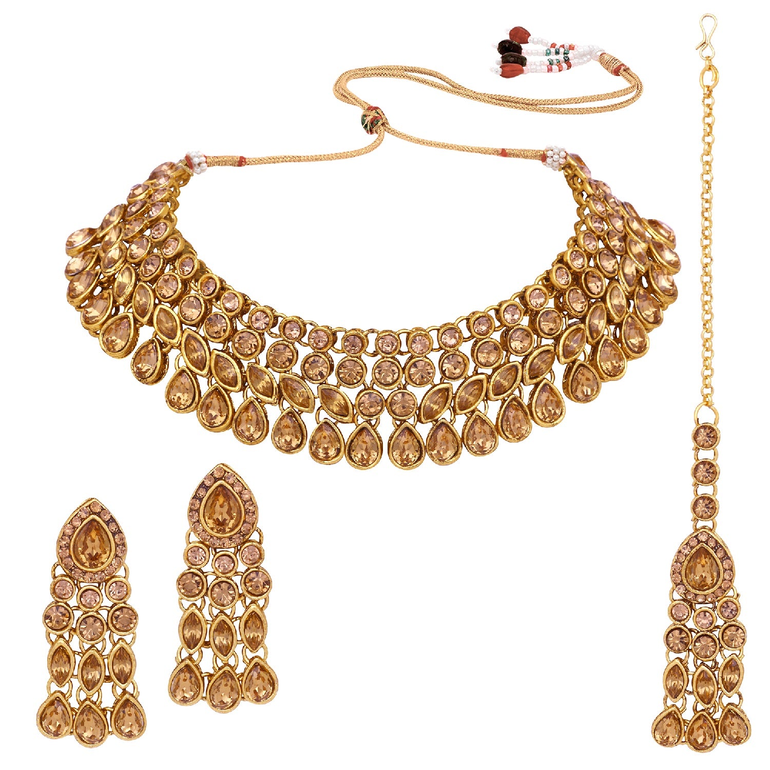 Traditional Kundan Work Necklace Set