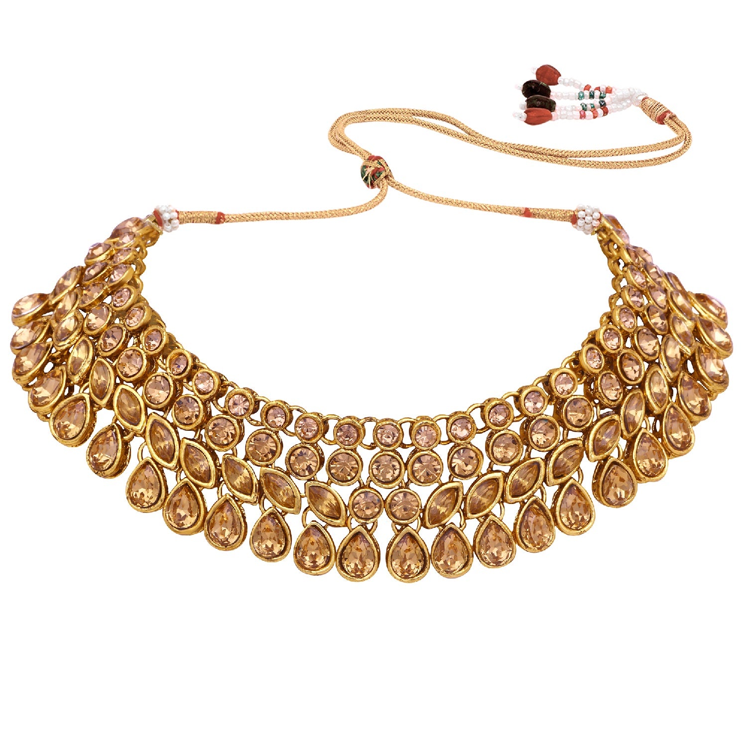 Traditional Kundan Work Necklace Set