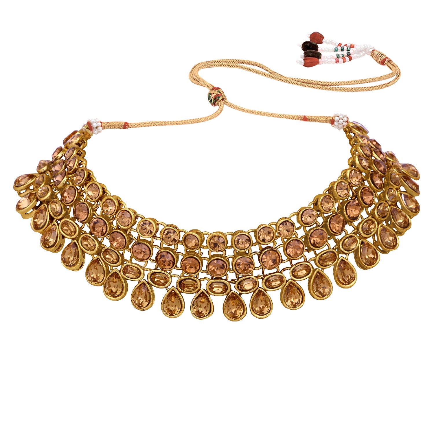 Traditional Kundan Work Necklace Set