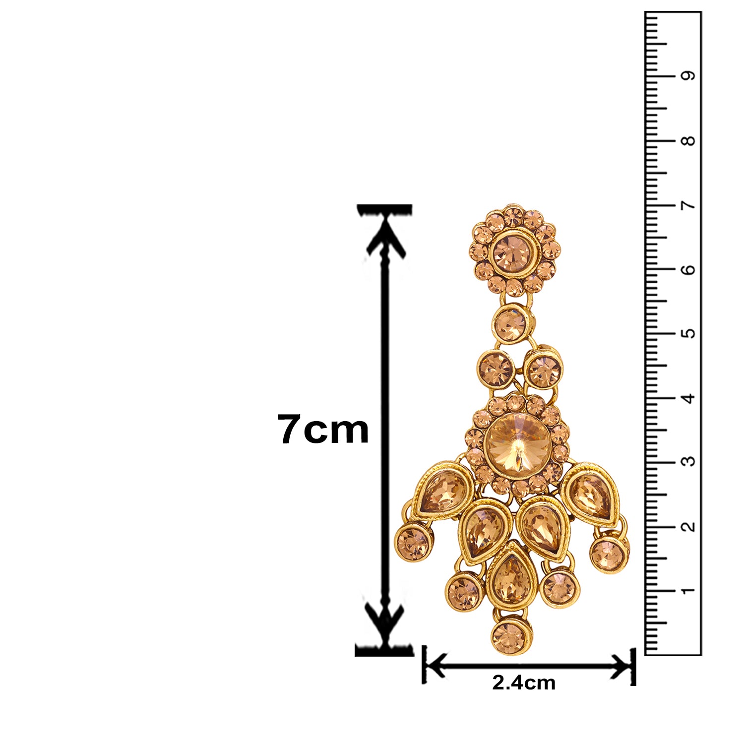 Traditional Ethnic Necklace Set with Maangtikka