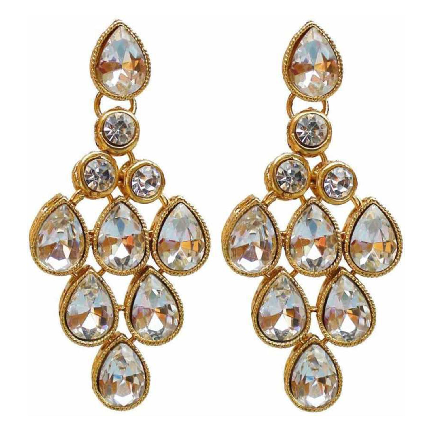 Pink Kundan Wedding Bridal Necklace Jewellery Set Earrings