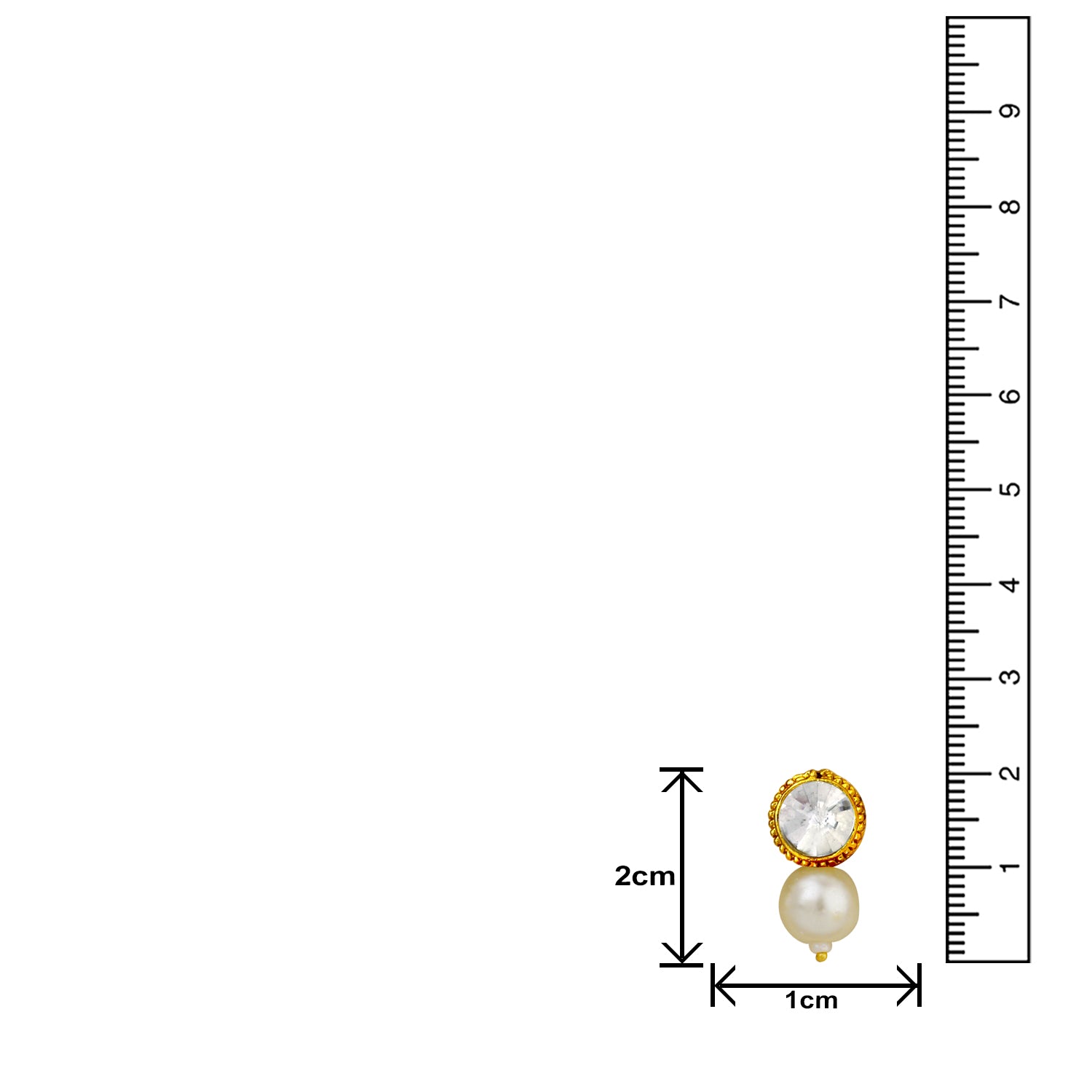 Pink Beads and White Crystals Traditional Necklace Set