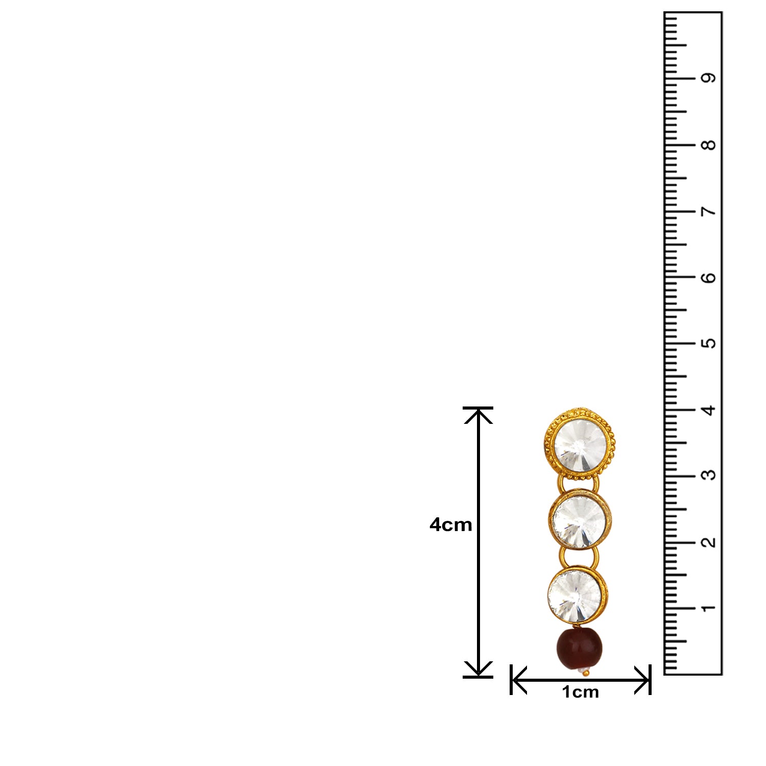 Traditional Ethnic Blue and White Crystals and Beads Layered Necklace set