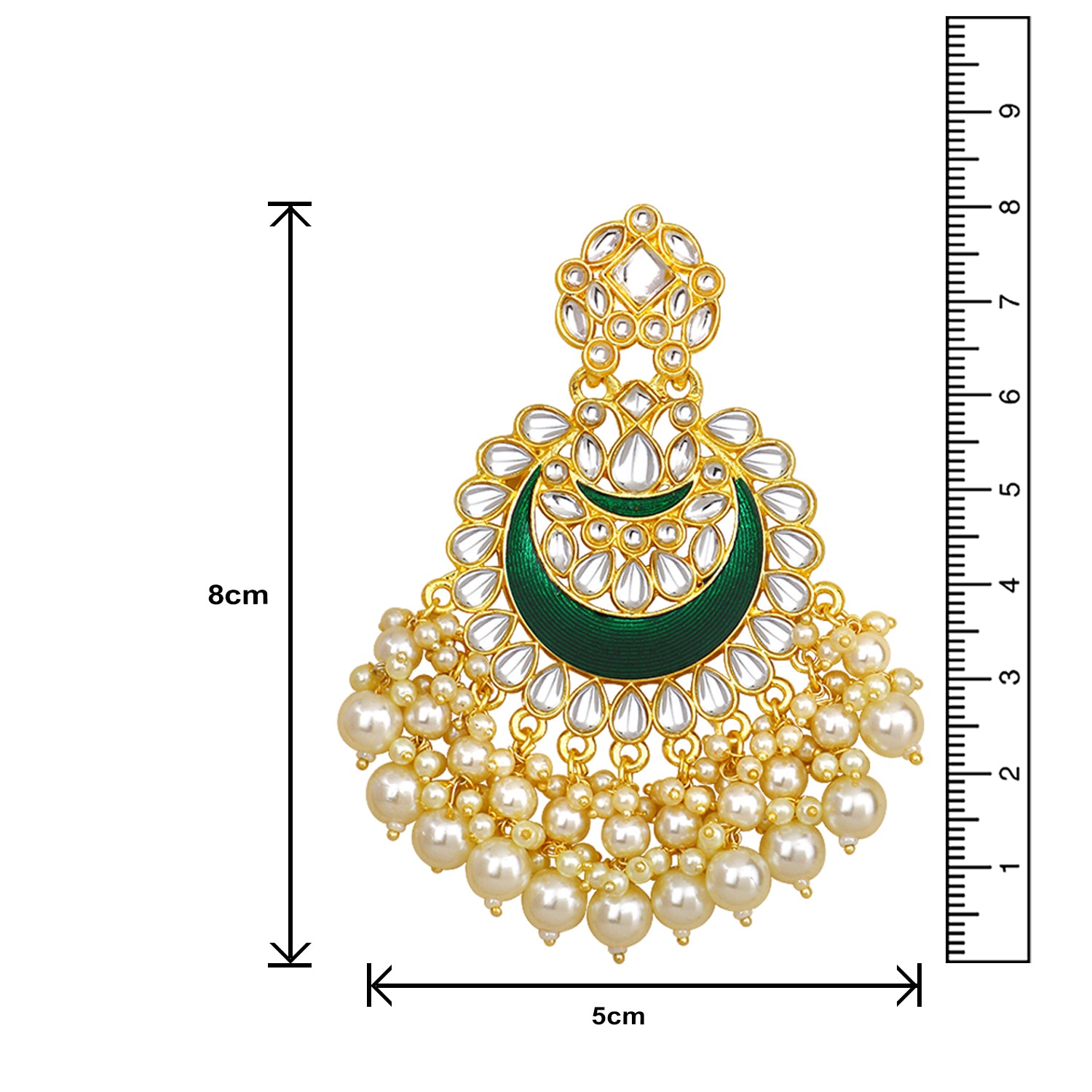 Blue Meenakari Work Enamel Layered Floral Traditional Neckace set Kundan and Artificial Beads