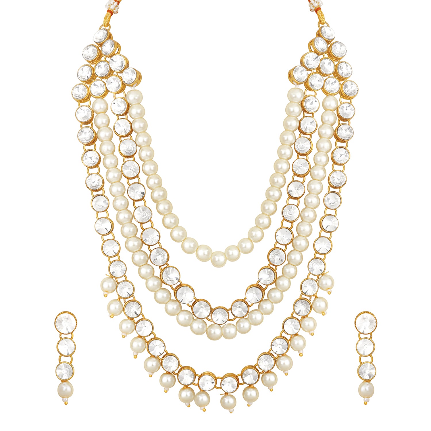 Traditional EthnicLayered Necklace Set