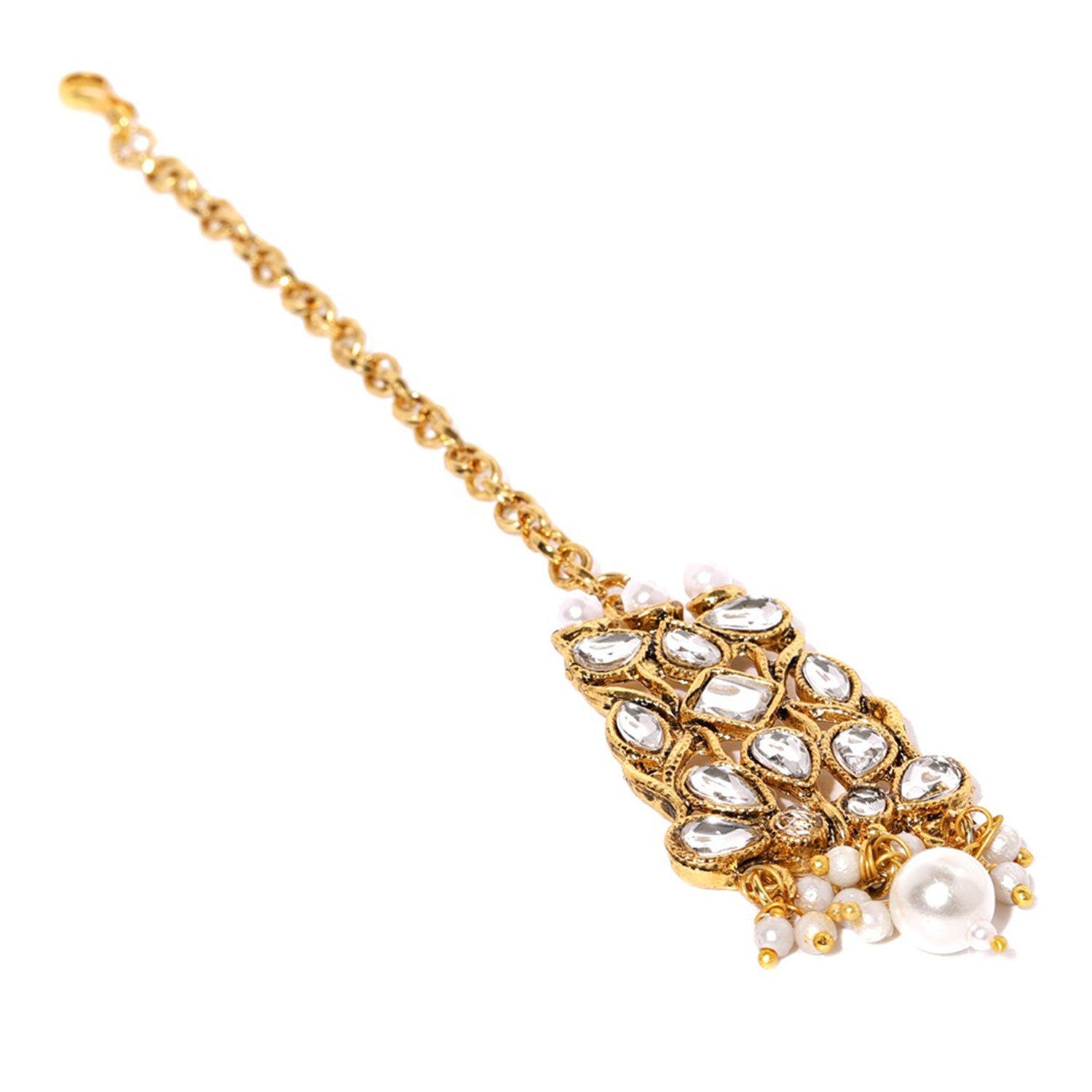 Traditional Ethnic Necklace Set with Maangtikka