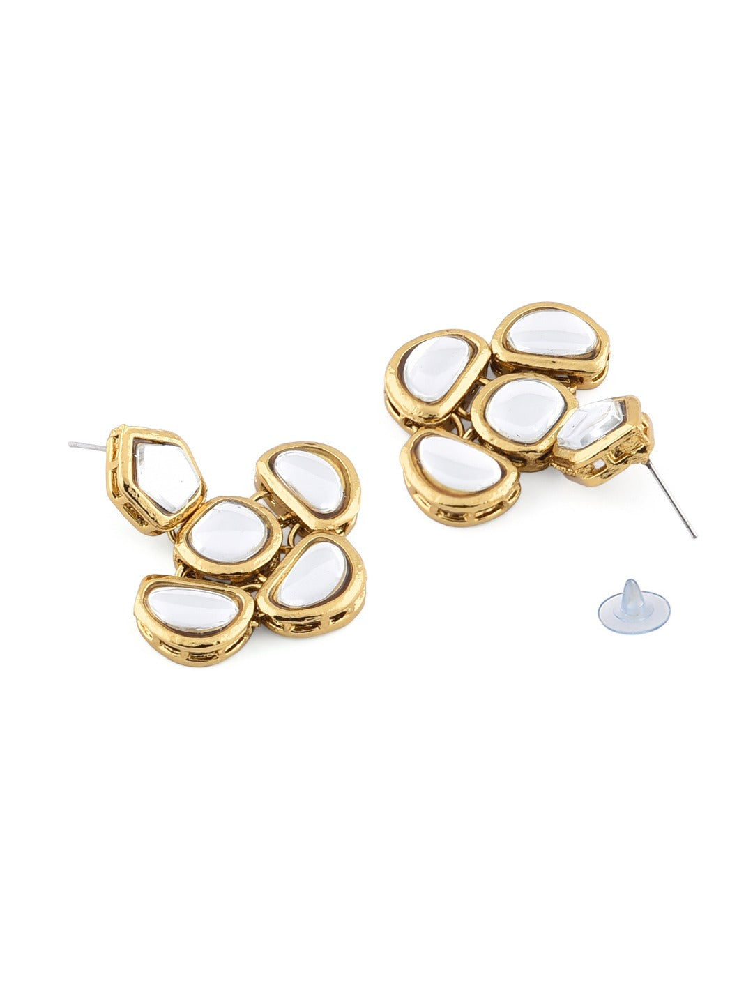 Traditional White Kundan Necklace set