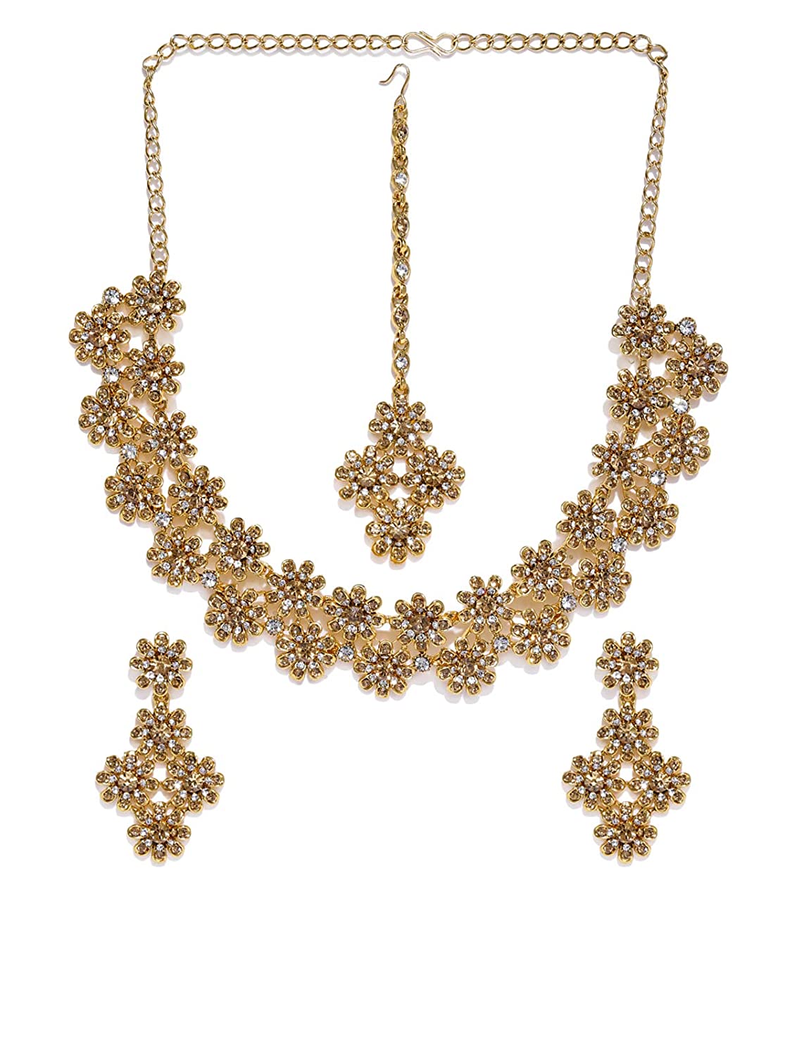 Traditional Brown Kundan Necklace set