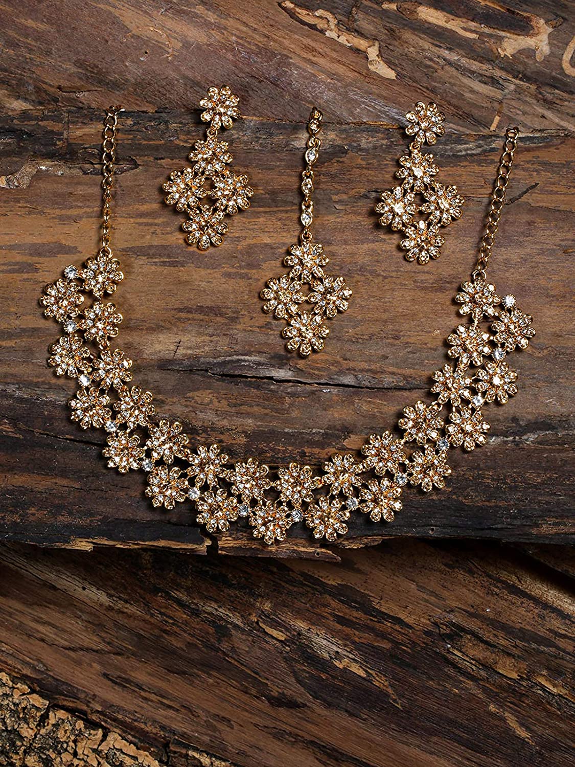 Traditional Brown Kundan Necklace set