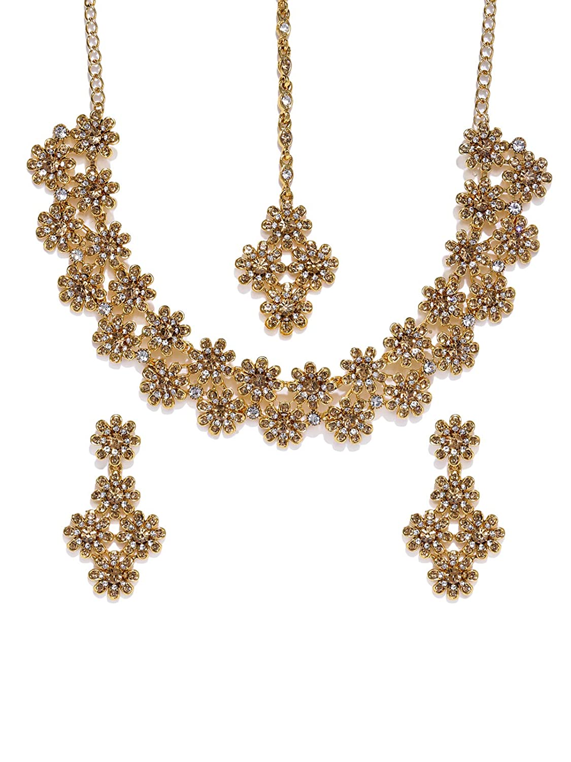 Traditional Brown Kundan Necklace set