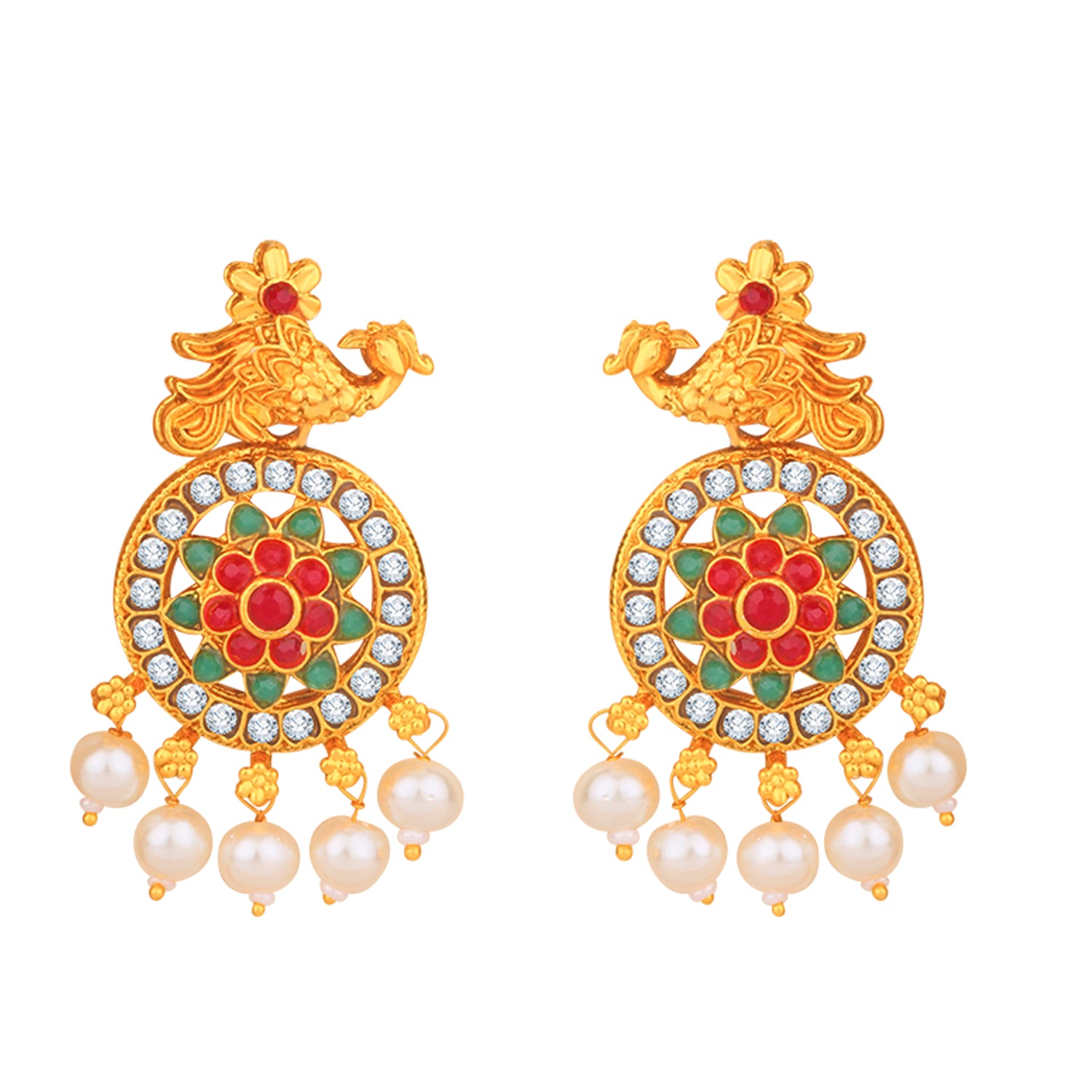 Traditional Multicolor Kundan Necklace set