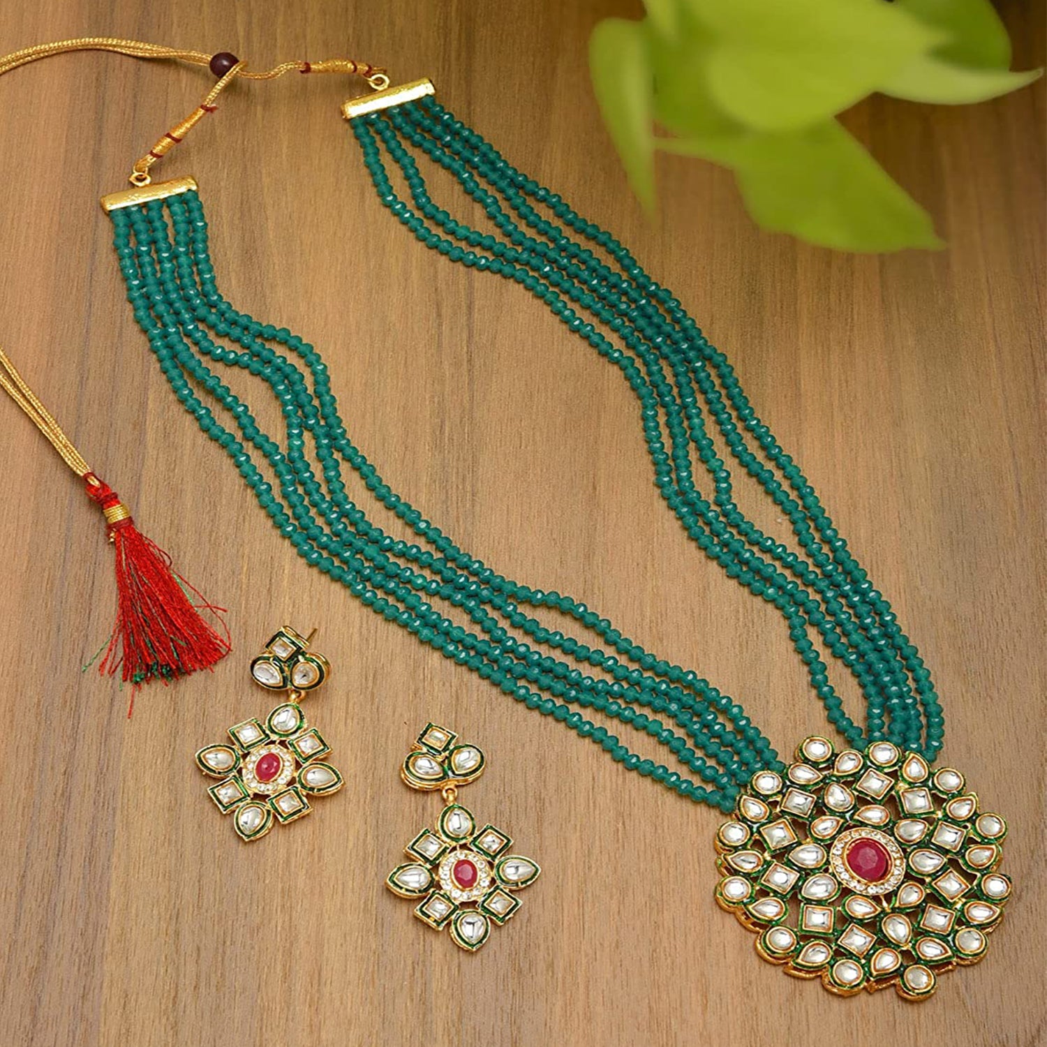 Traditional EthnicLayered Necklace Set