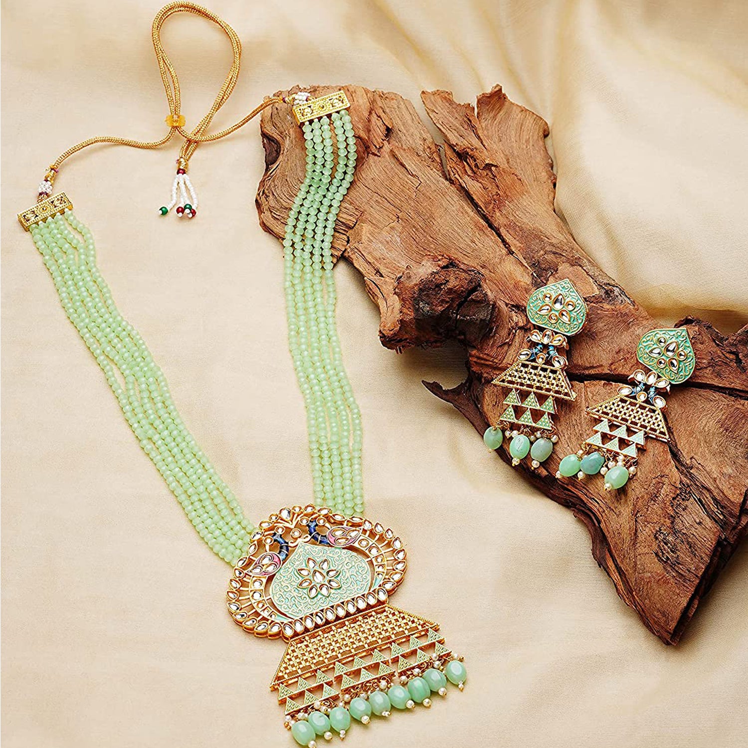 Traditional EthnicLayered Necklace Set