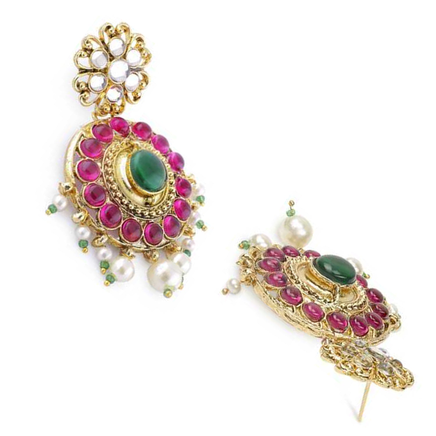 Traditional Ethnic Necklace Set with Finger Ring