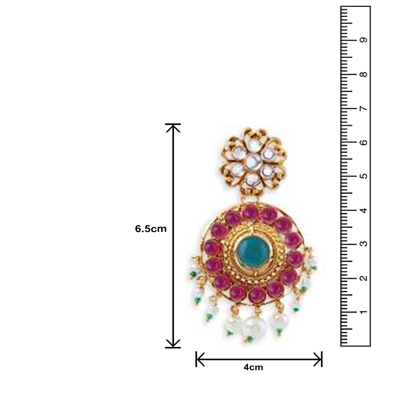 Traditional Ethnic Necklace Set with Finger Ring