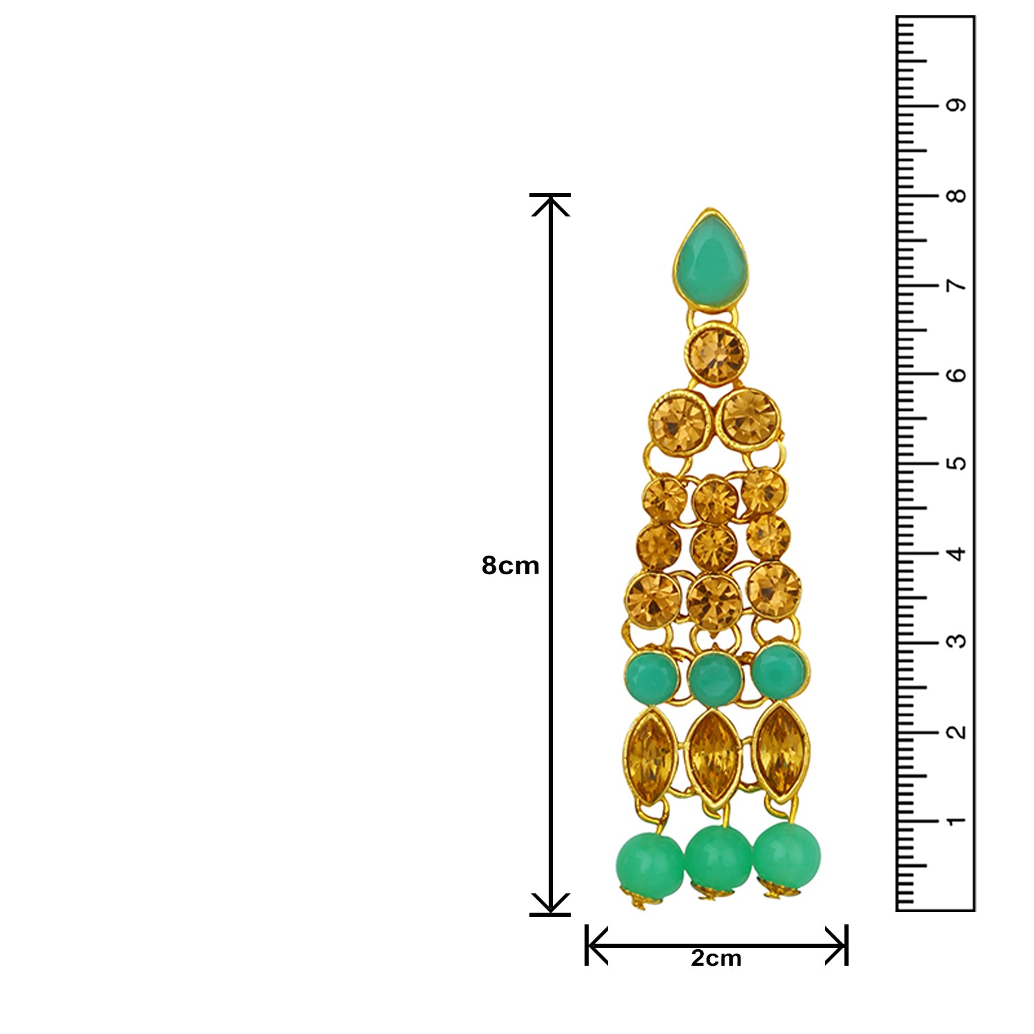 Traditional Ethnic Necklace Set with Maangtikka