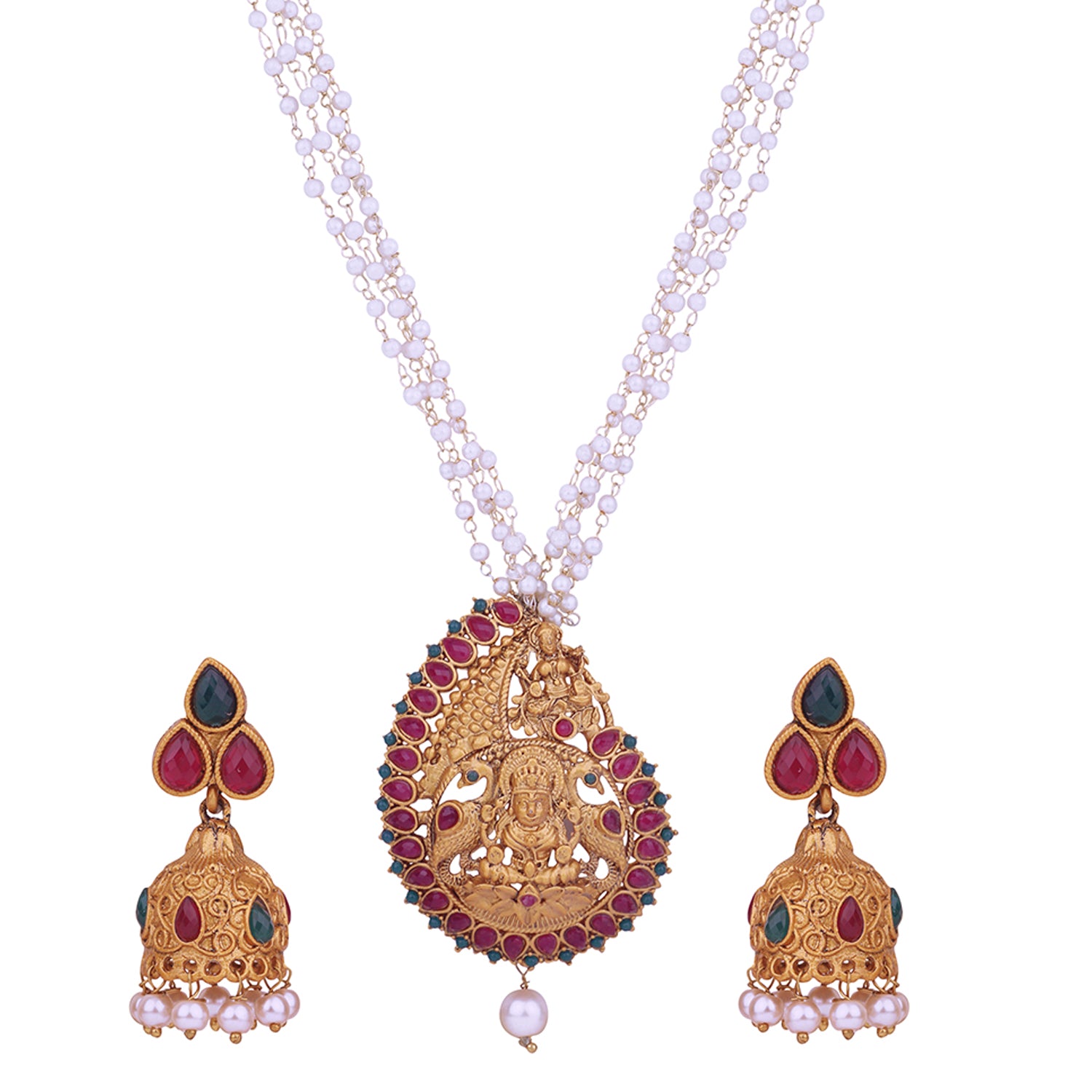 Exclusive Traditional Long Design Necklace Set