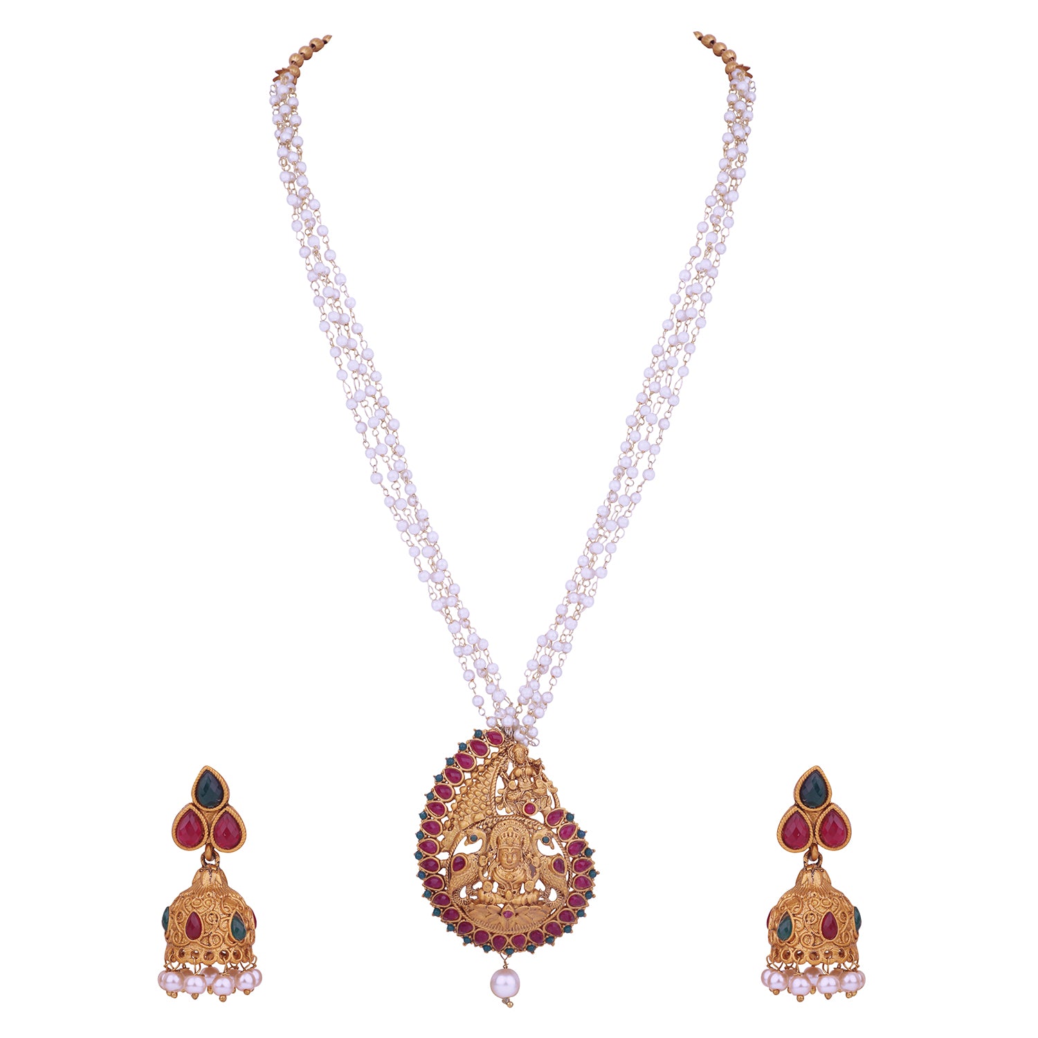 Exclusive Traditional Long Design Necklace Set
