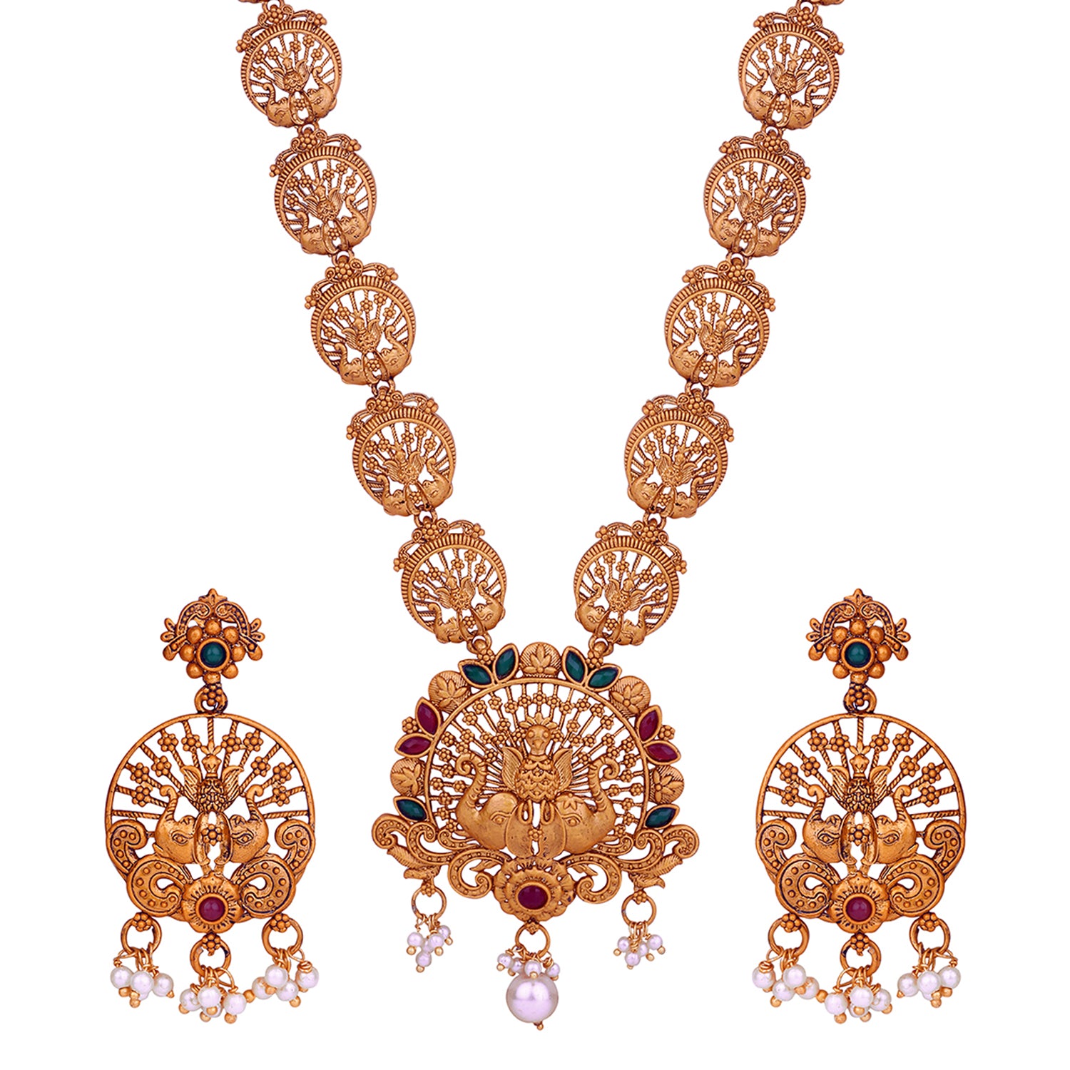 Exclusive Traditional Long Design Necklace Set