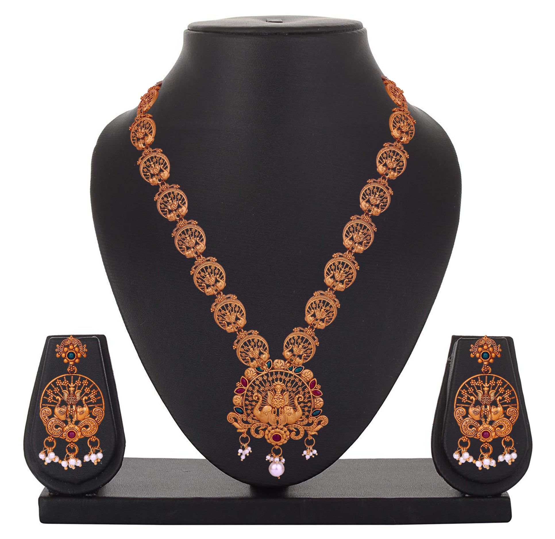 Exclusive Traditional Long Design Necklace Set