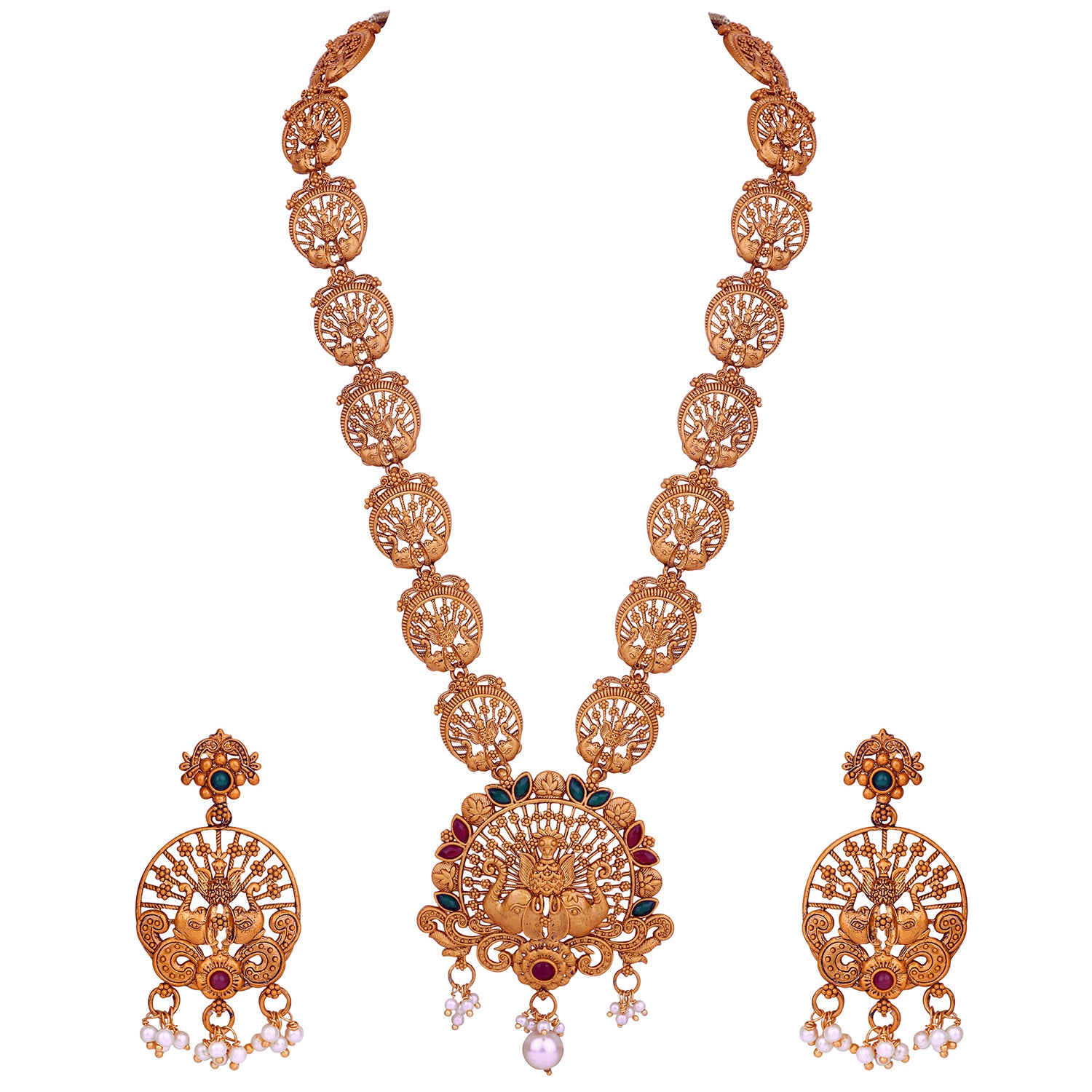 Exclusive Traditional Long Design Necklace Set