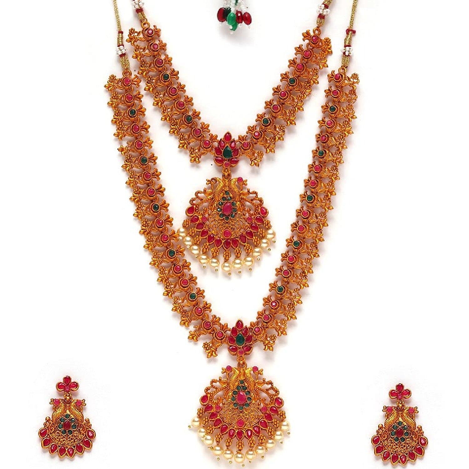 Traditional Multicolor Kundan Necklace set