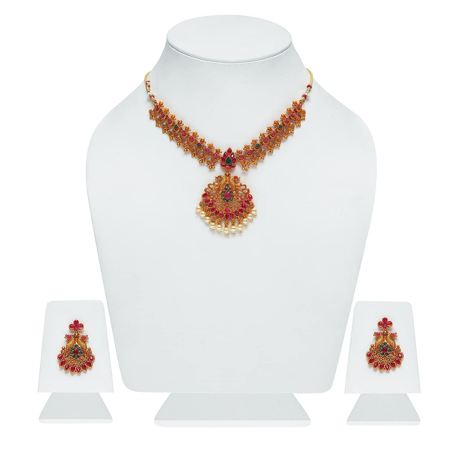 Traditional Multicolor Kundan Necklace set