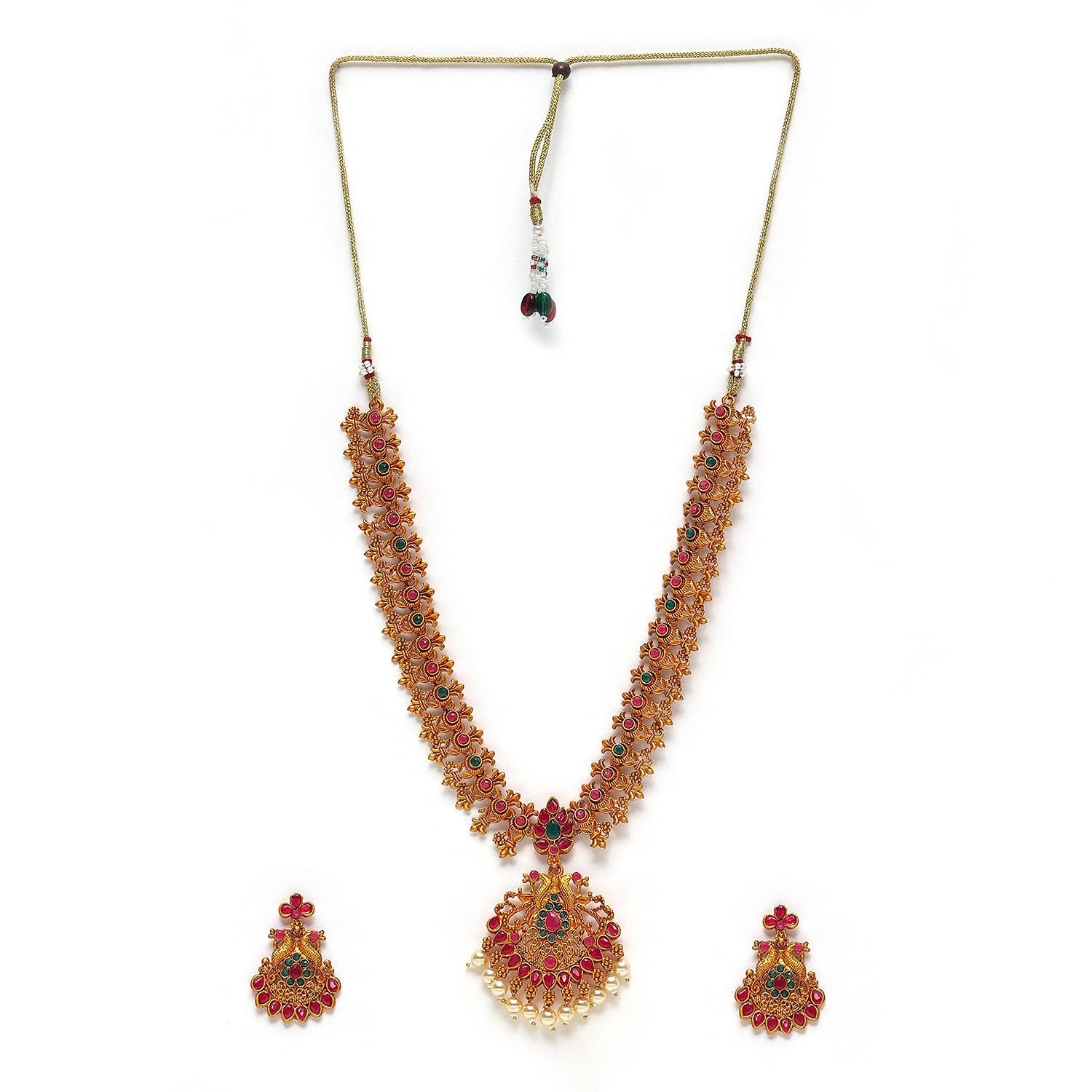 Traditional Multicolor Kundan Necklace set