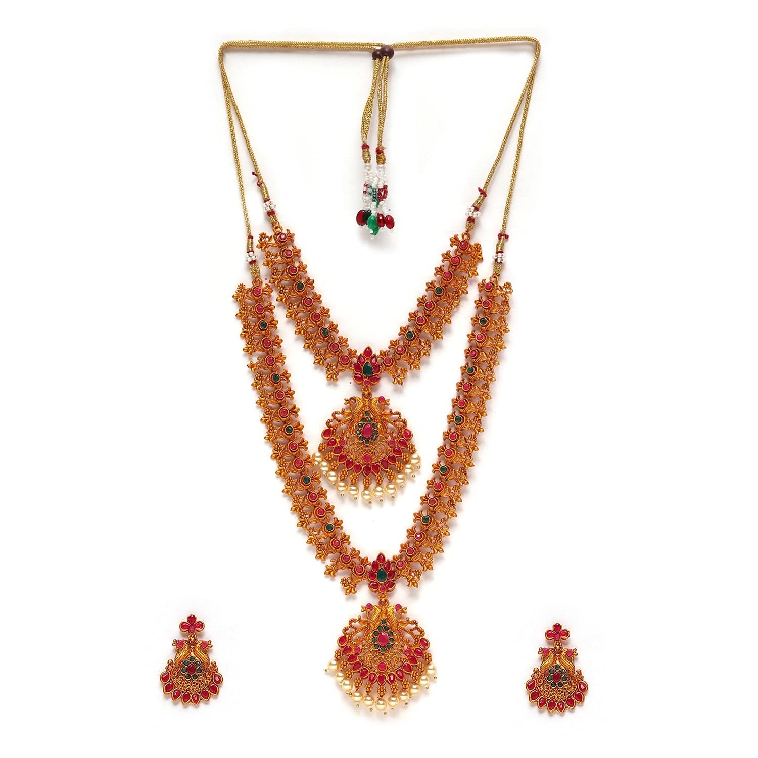 Traditional Multicolor Kundan Necklace set