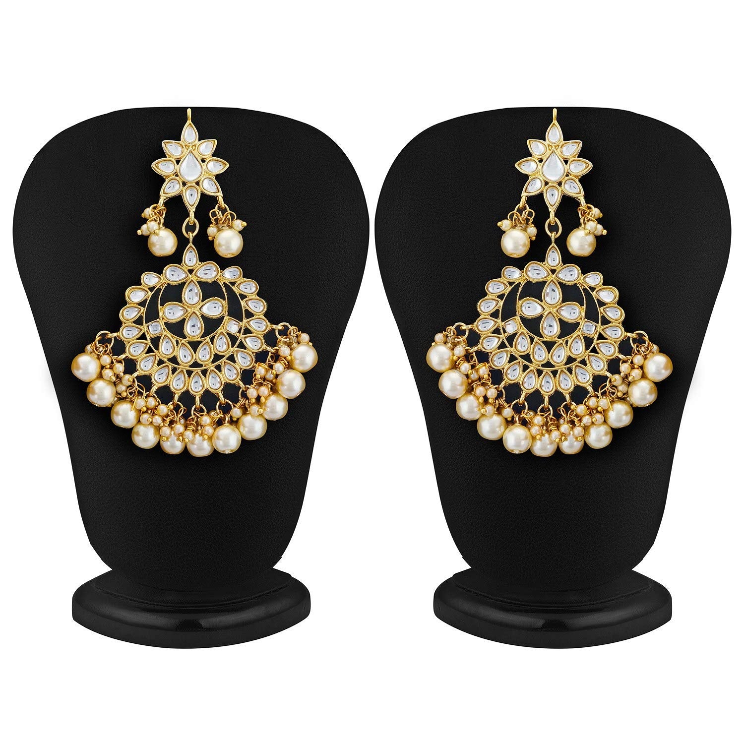 Traditional White Kundan Necklace set