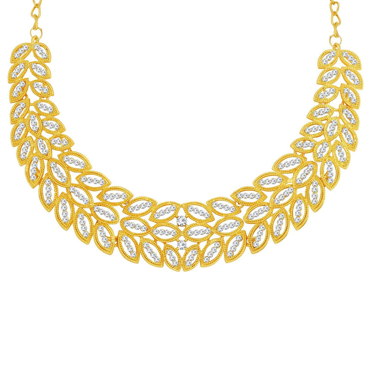 Leaf Shaped Necklace Set