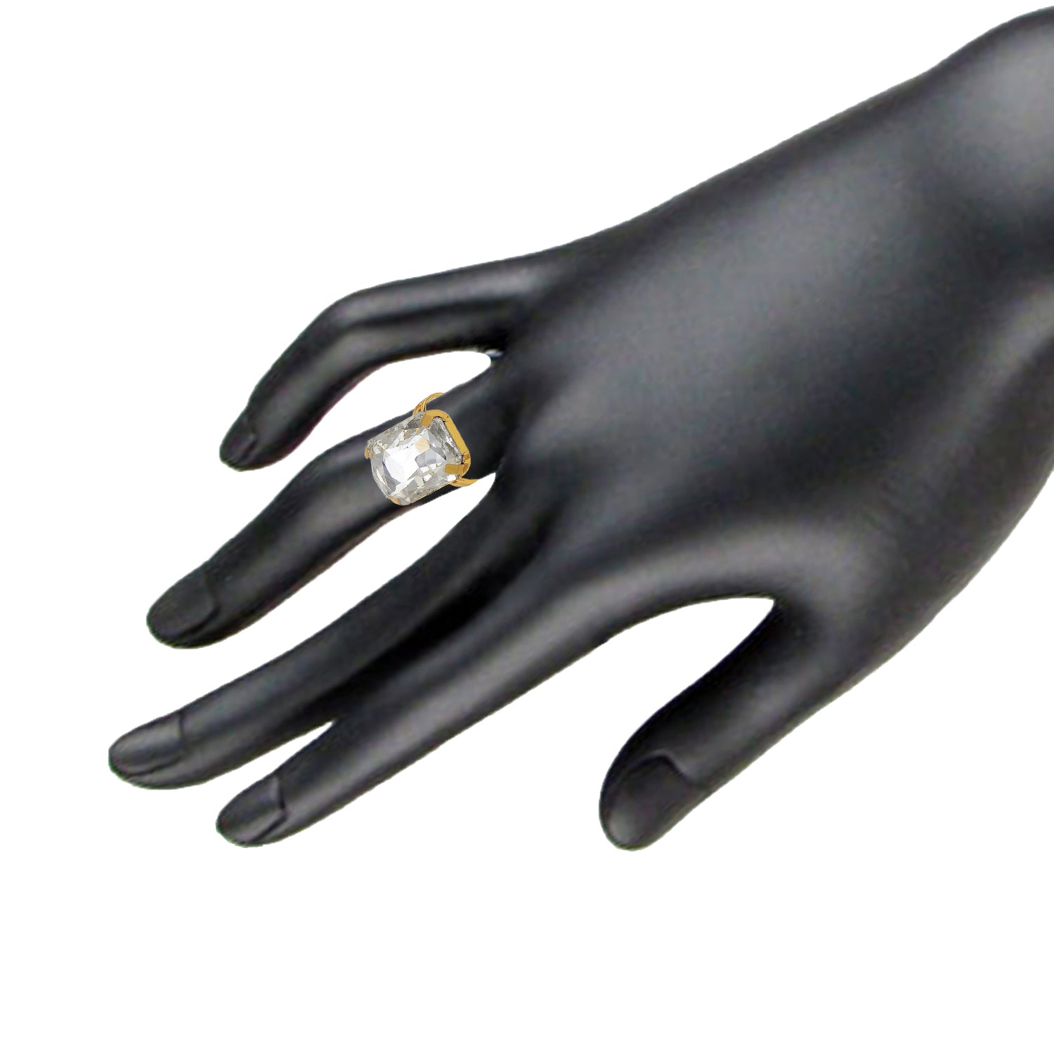 Big White Stone Choker Jewelry Set