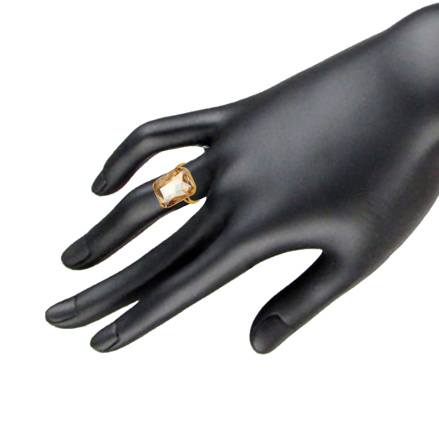 Big White Stone Choker Jewelry Set