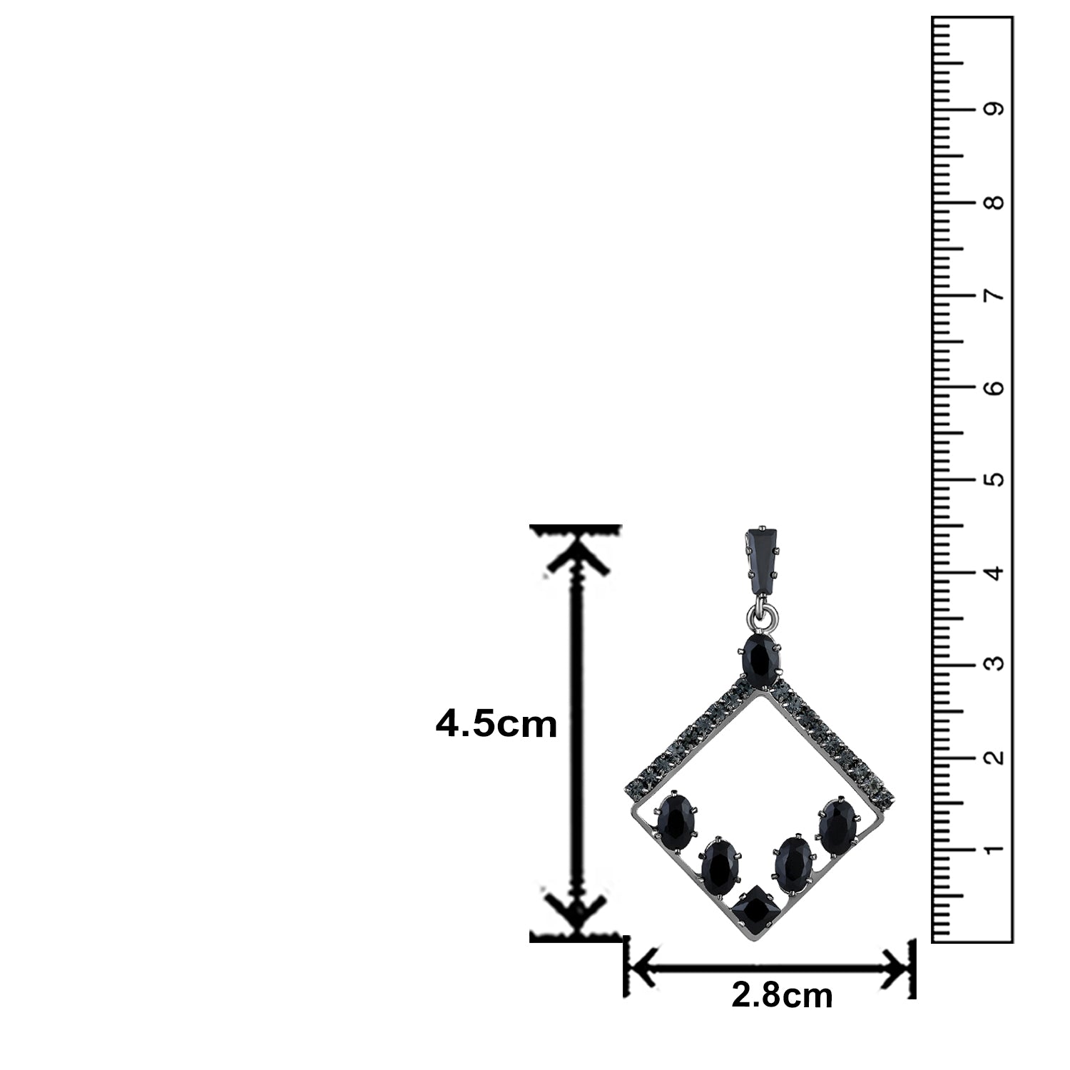 American Diamond Party Wear Earring